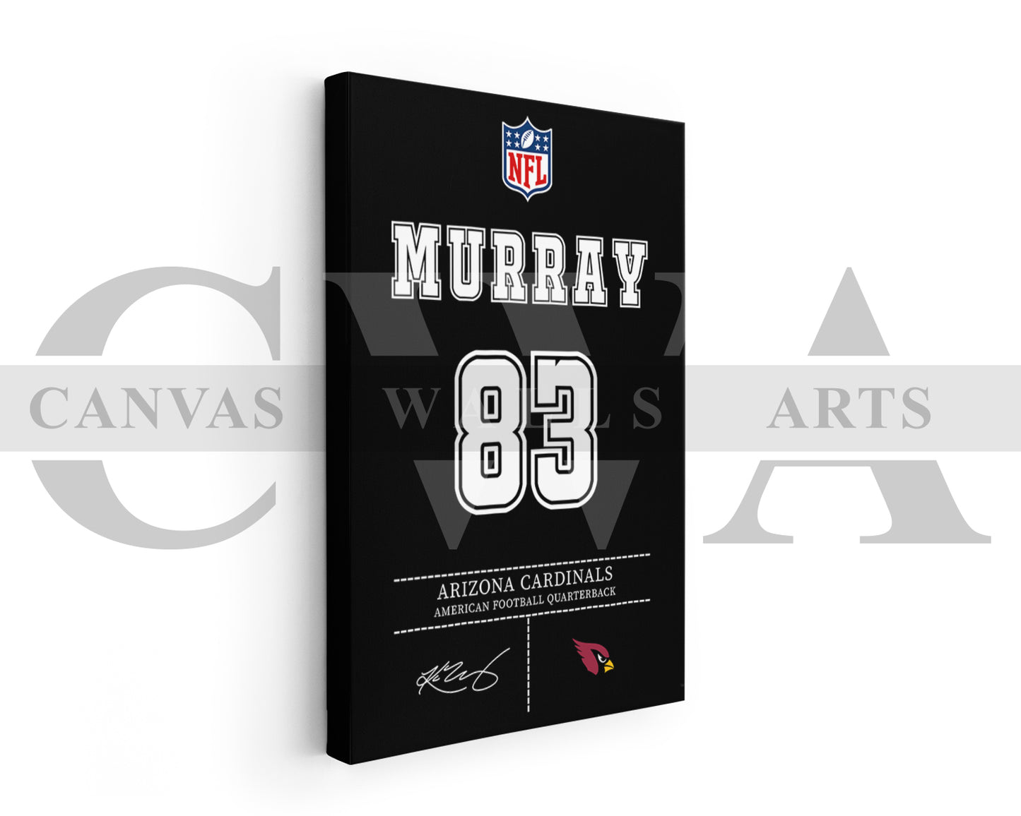 Kyler Murray Jersey Canvas Wall Art NFL Jersey Poster Print Sports Canvas Print