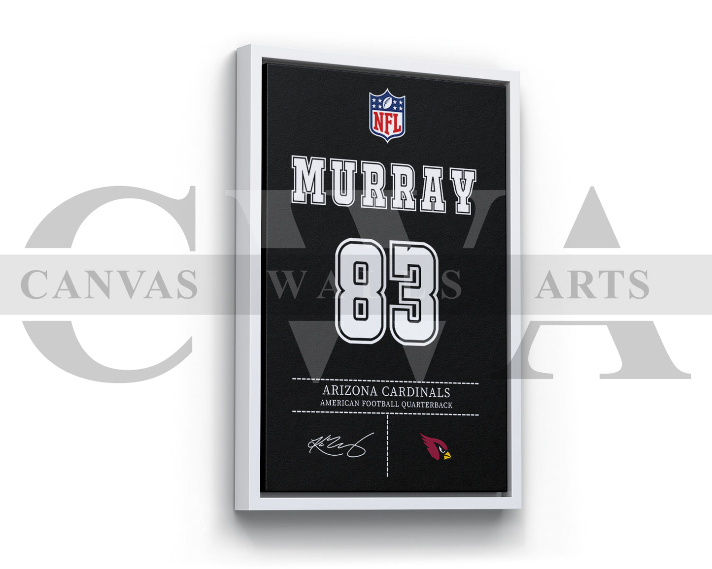 Kyler Murray Jersey Canvas Wall Art NFL Jersey Poster Print Sports Canvas Print