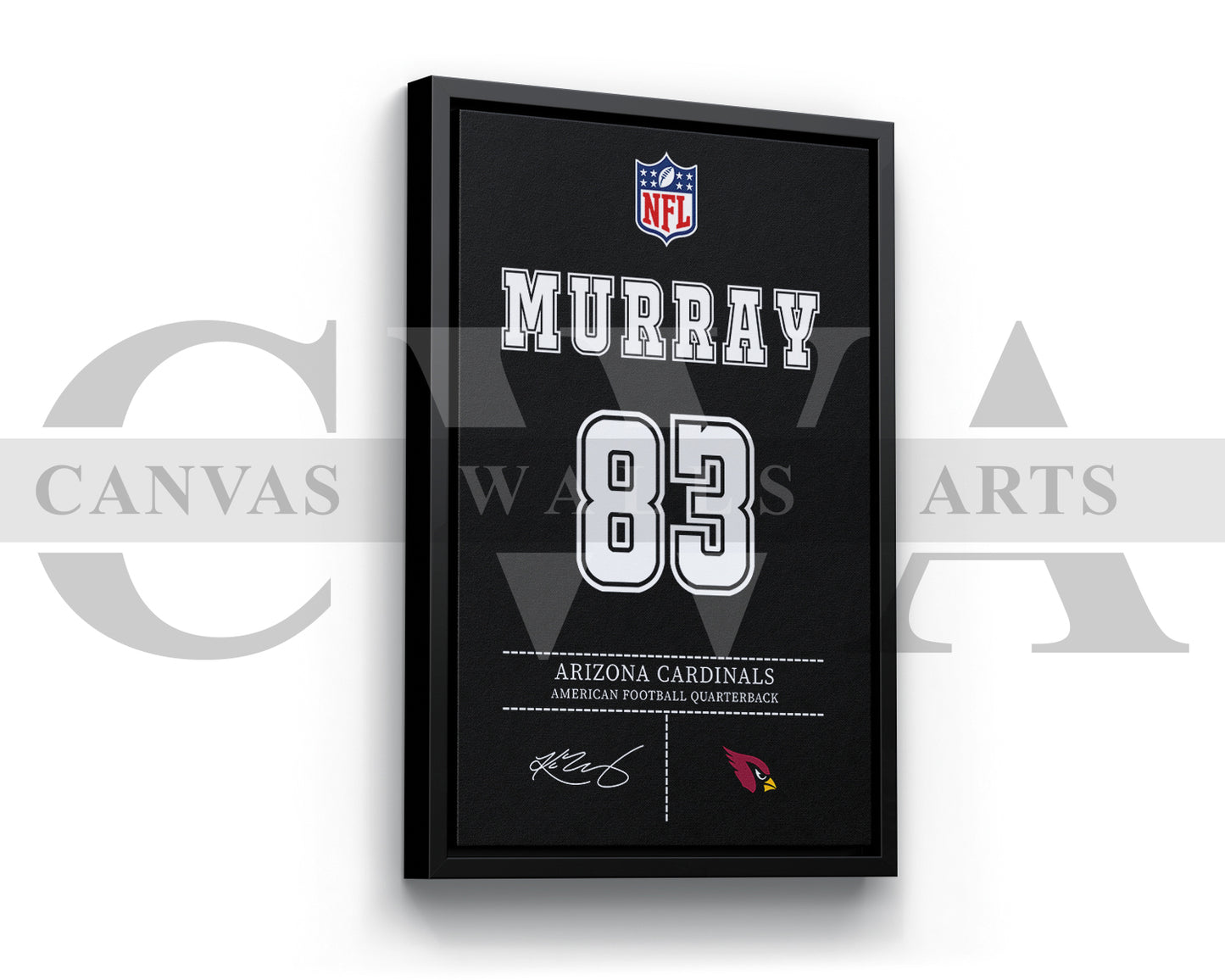 Kyler Murray Jersey Canvas Wall Art NFL Jersey Poster Print Sports Canvas Print