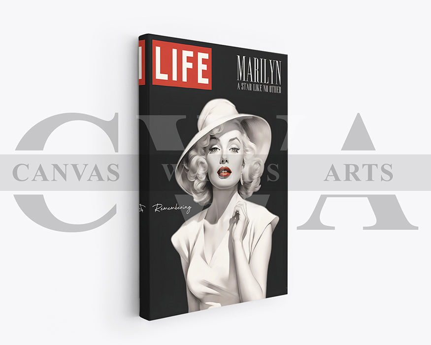 LIFE Remembering Marilyn Canvas Wall Art