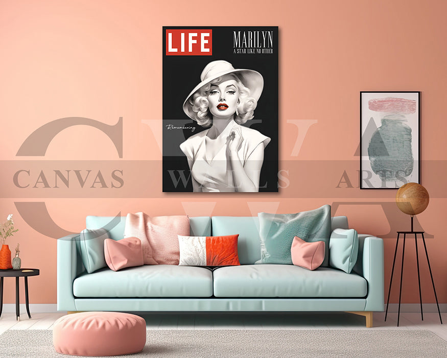 LIFE Remembering Marilyn Canvas Wall Art