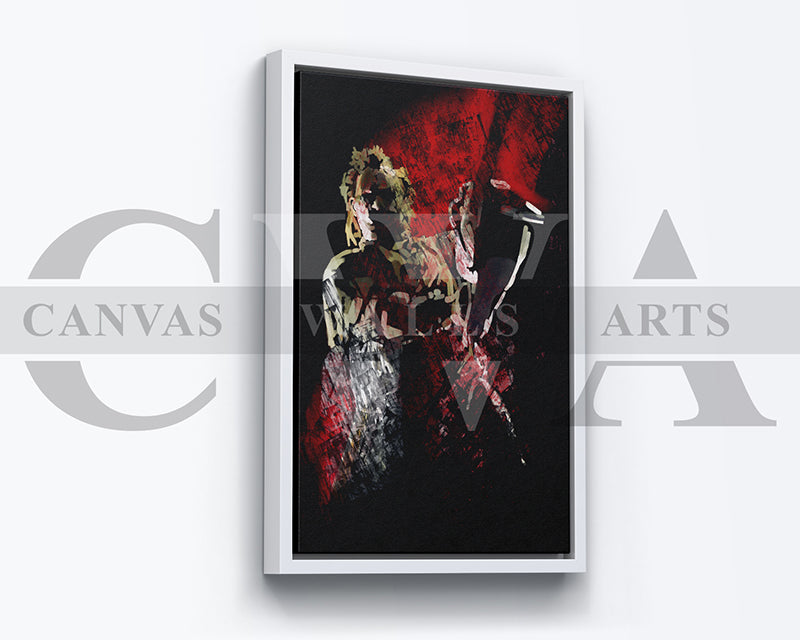 Leatherface Canvas Wall Art Movie Poster