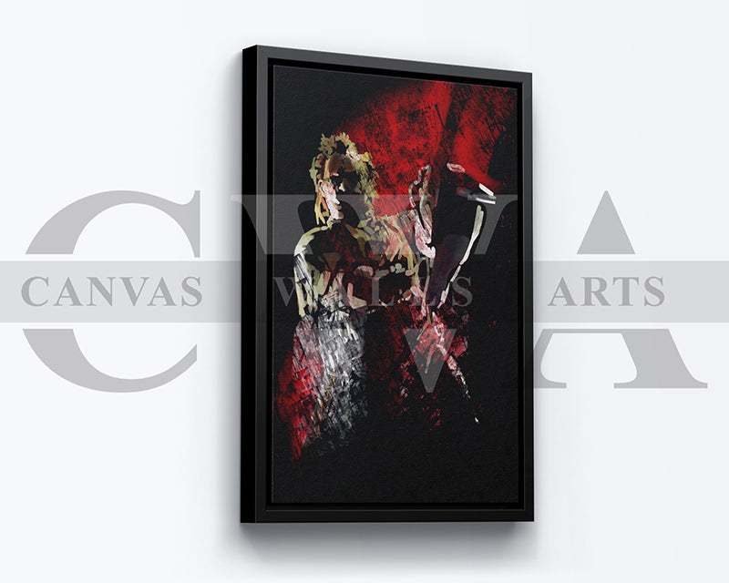 Leatherface Canvas Wall Art Movie Poster