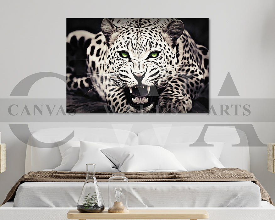 Leopard Canvas Wall Art Animal Poster Prints
