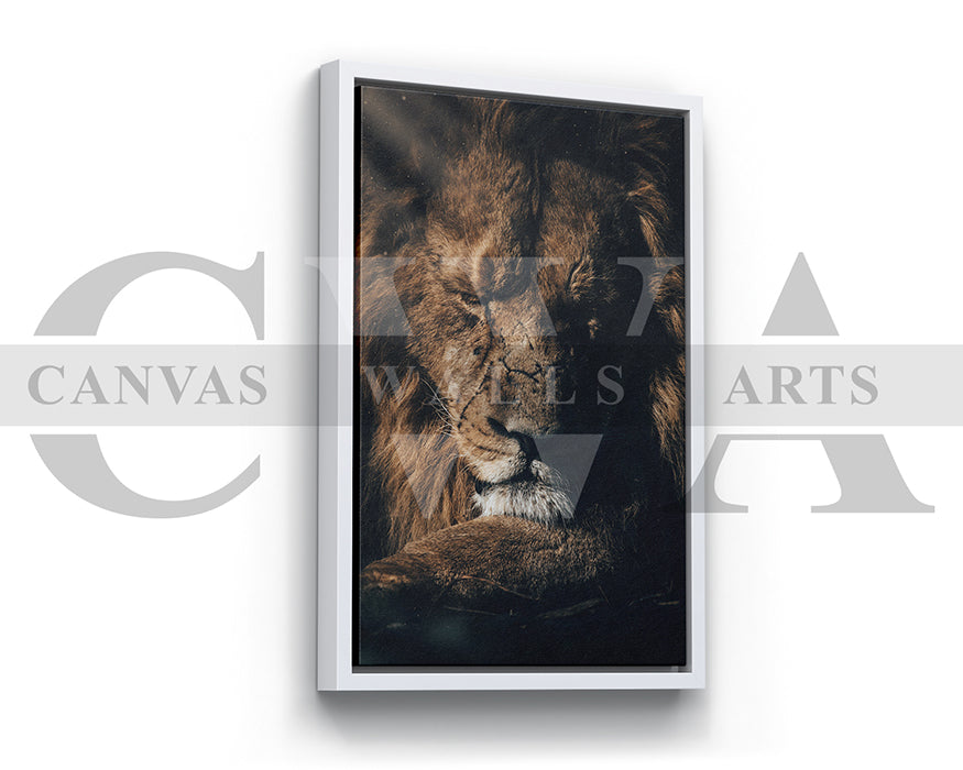 Lion Canvas Wall Art Animal Poster Prints