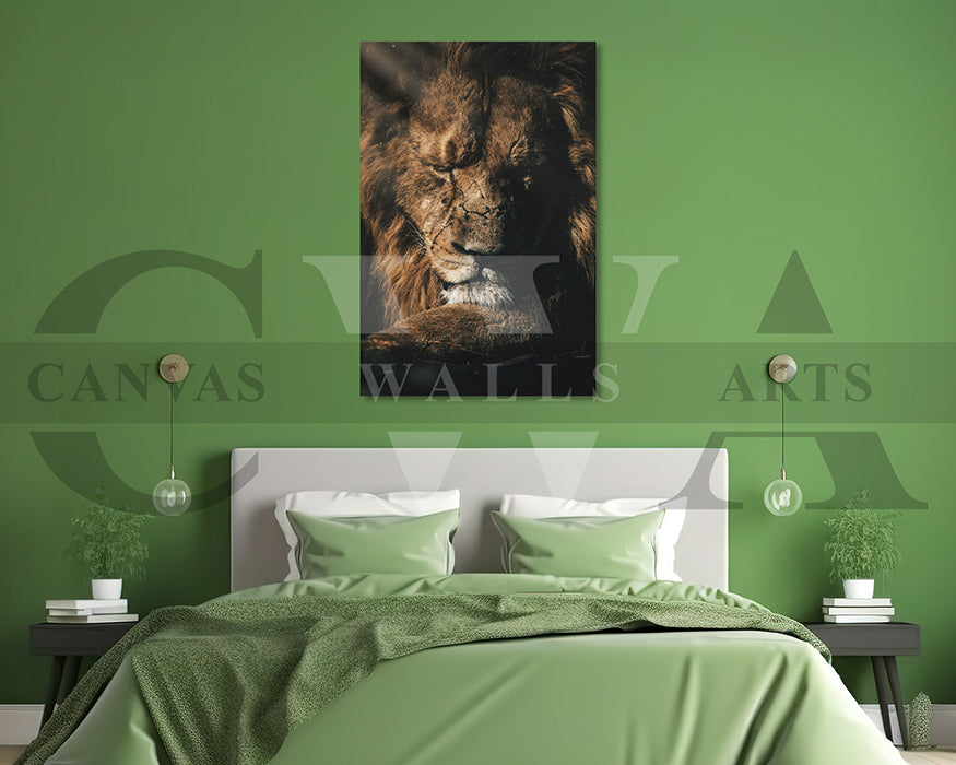Lion Canvas Wall Art Animal Poster Prints