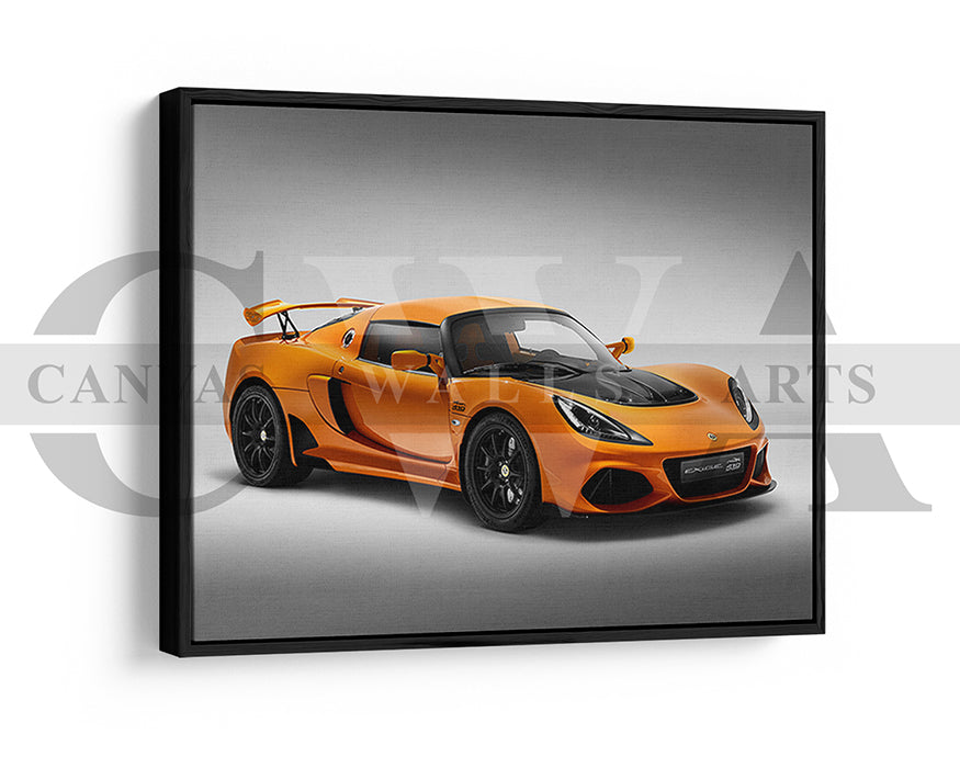 Lotus Exige Sport 410 Canvas Wall Art Sport Car Poster Print