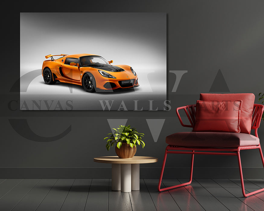 Lotus Exige Sport 410 Canvas Wall Art Sport Car Poster Print