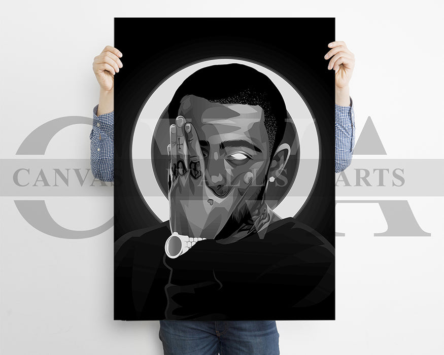 Mac Miller American Rapper Canvas Wall Art