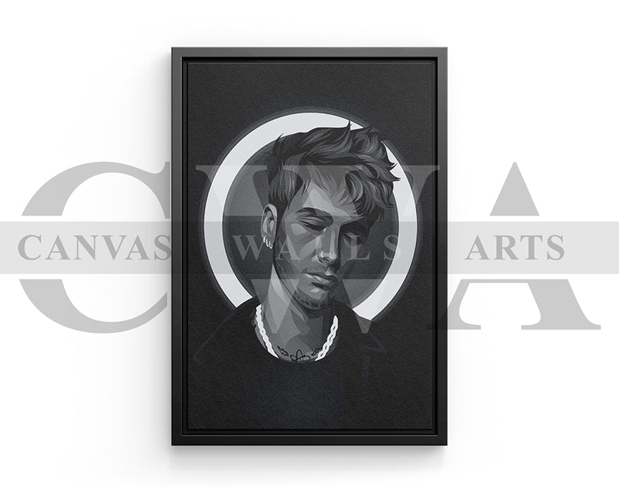 Machine Gun Kelly American Rapper Canvas Wall Art