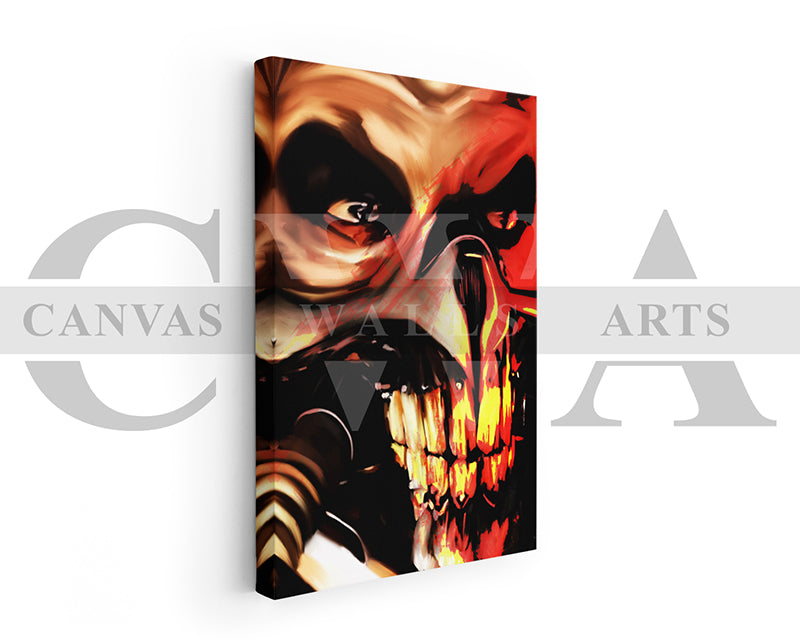 Mad Max Fury Canvas Wall Art Abstract Movie Poster