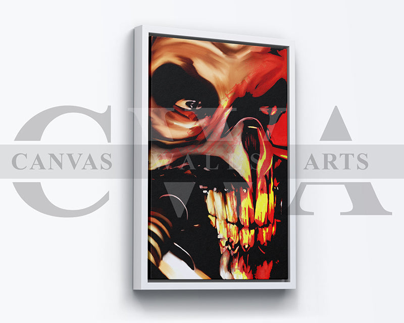 Mad Max Fury Canvas Wall Art Abstract Movie Poster