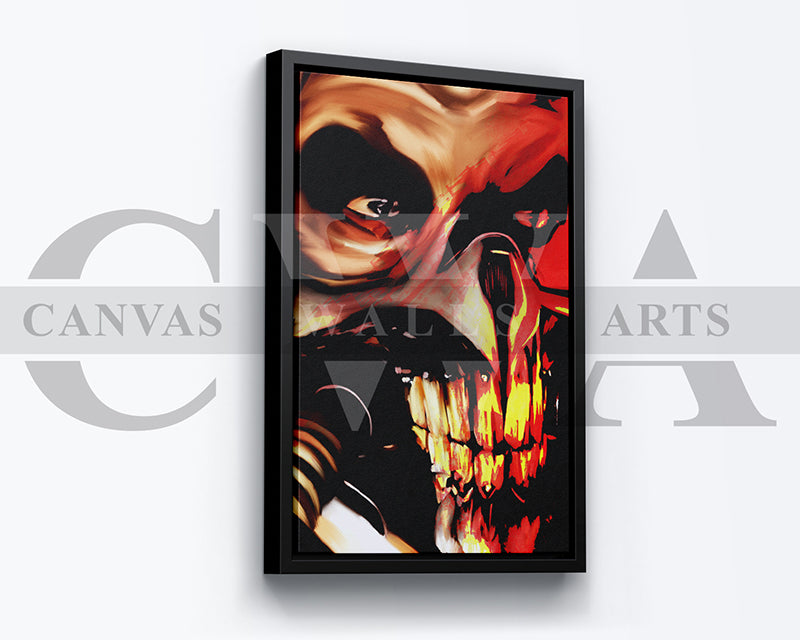 Mad Max Fury Canvas Wall Art Abstract Movie Poster