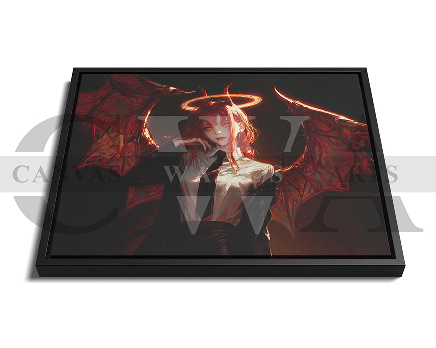 Makima From Chainsaw Man Canvas Wall Art