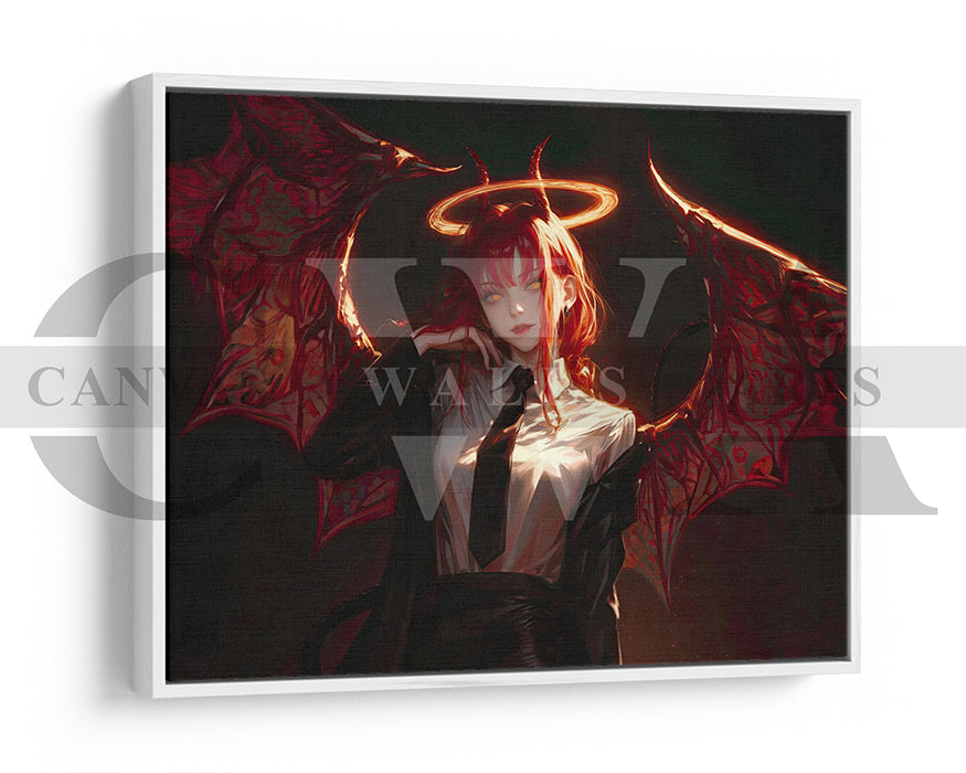 Makima From Chainsaw Man Canvas Wall Art