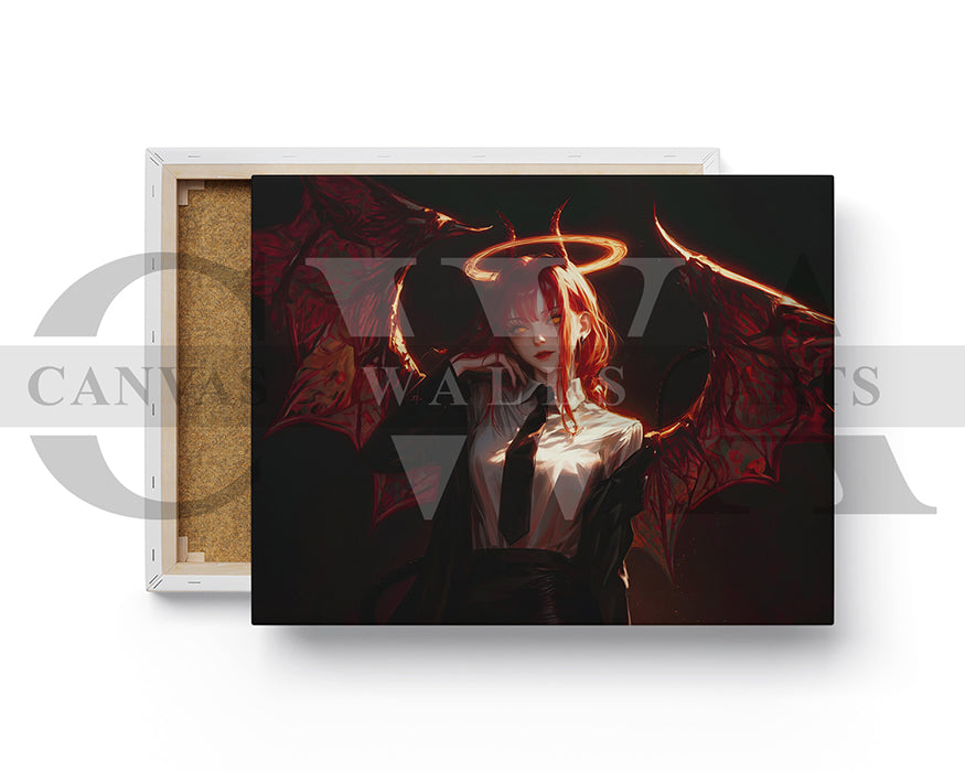 Makima From Chainsaw Man Canvas Wall Art