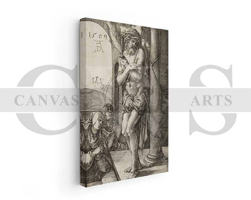 Man of Sorrows by Albrecht Durer Painting Canvas Wall Art