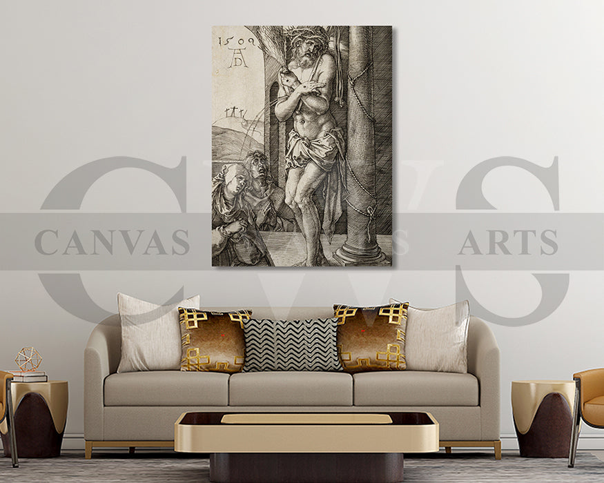 Man of Sorrows by Albrecht Durer Painting Canvas Wall Art