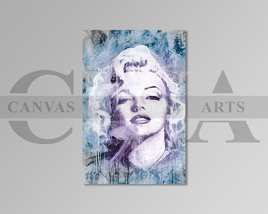 Marilyn Monroe Canvas Wall Art Abstract Movie Poster