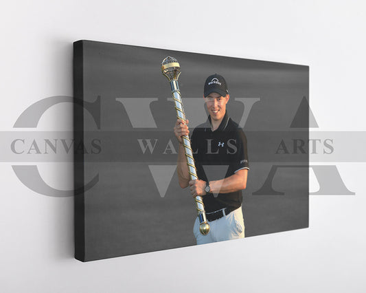 Matthew Fitzpatrick Black & White Canvas Art Golf Canvas Wall Art
