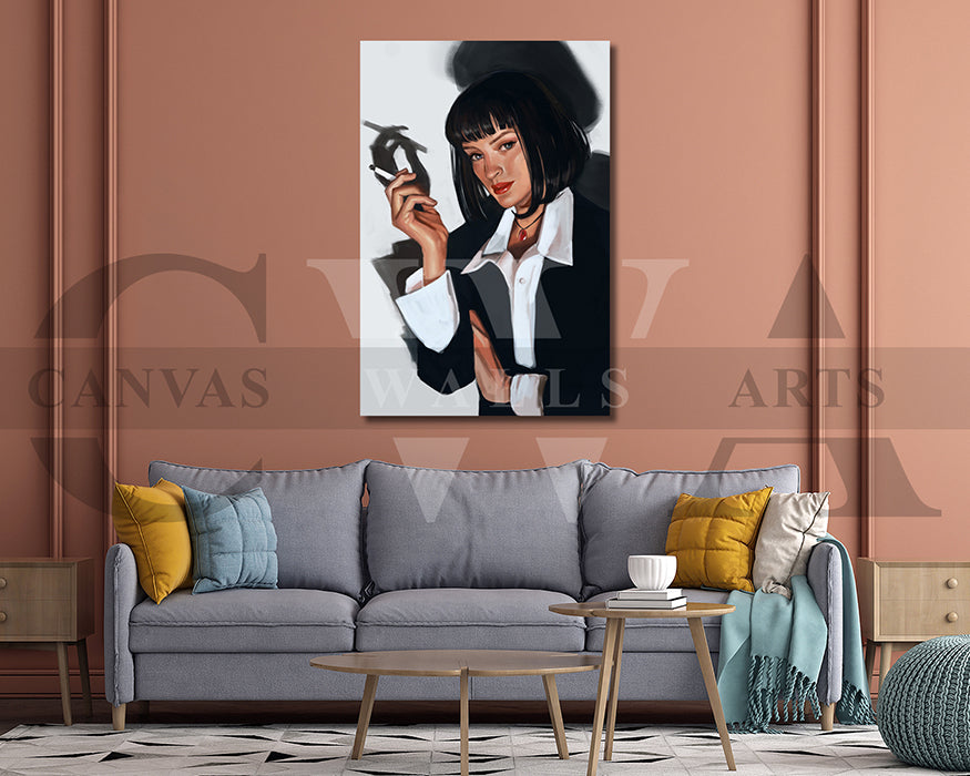 Mia Wallace Canvas Wall Art