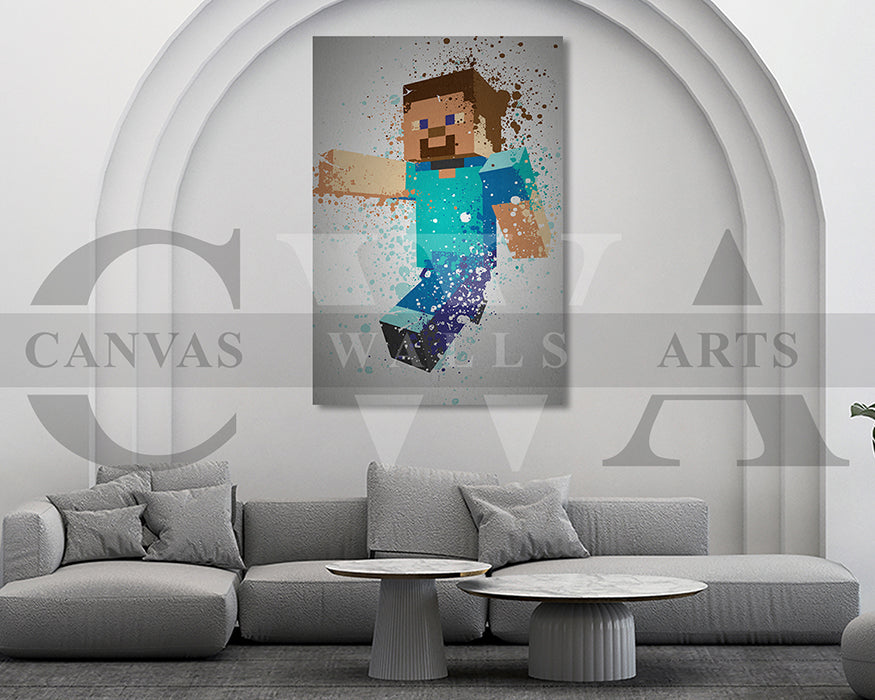 Minecraft Canvas Wall Art