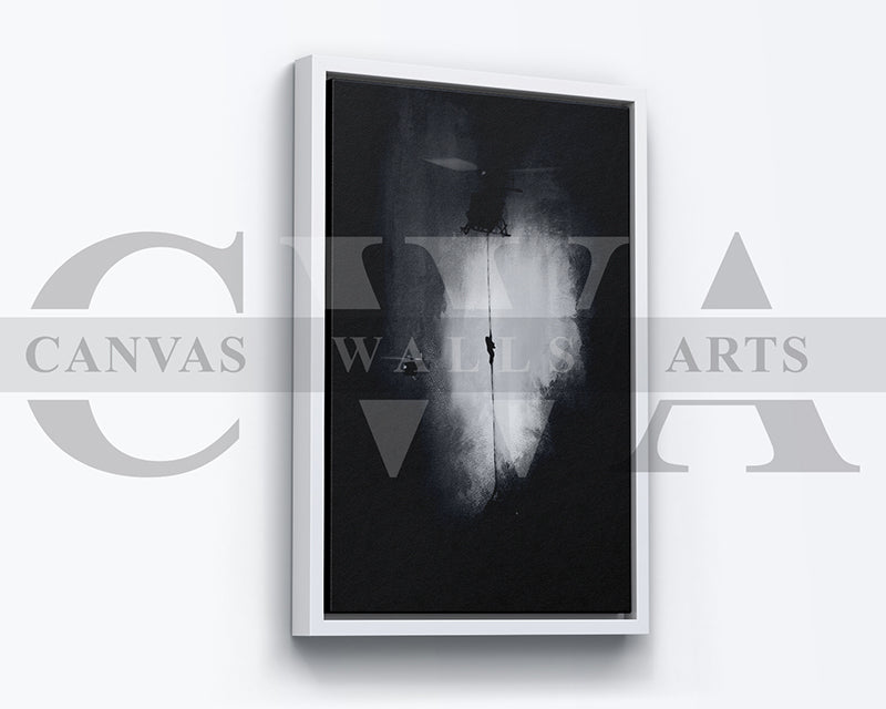 Mission Impossible Canvas Wall Art Abstract Movie Poster
