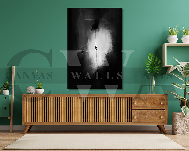 Mission Impossible Canvas Wall Art Abstract Movie Poster