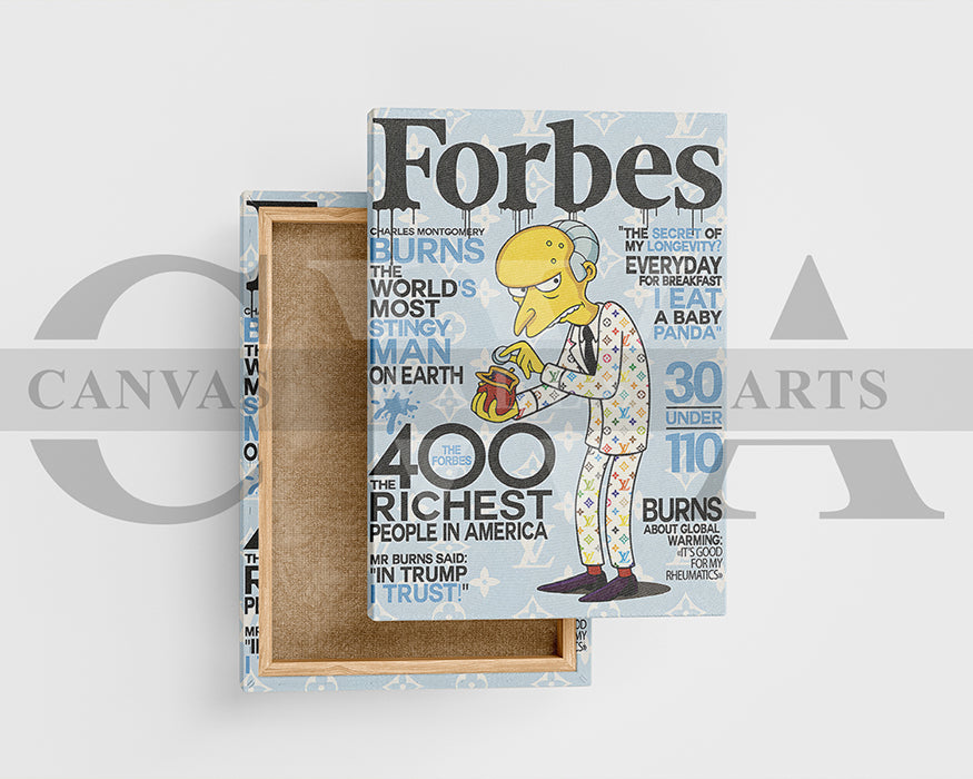 Mr. Burns Canvas Wall Art