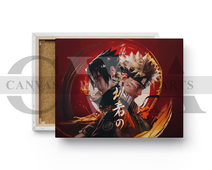 Naruto Vs Sasuke Vengeance Canvas Wall Art