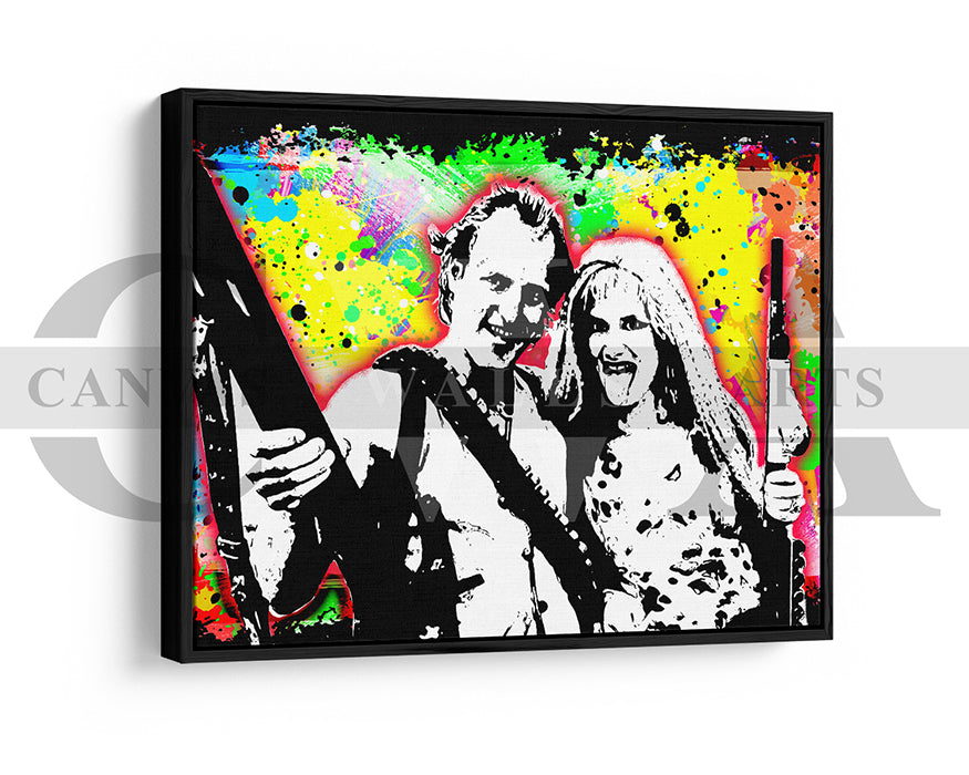 Natural Born Killers Canvas Wall Art Abstract Movie Poster