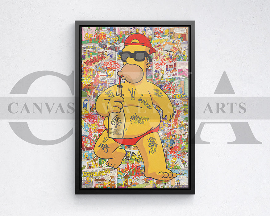 Nothing but Armand de Brignac Canvas Wall Art
