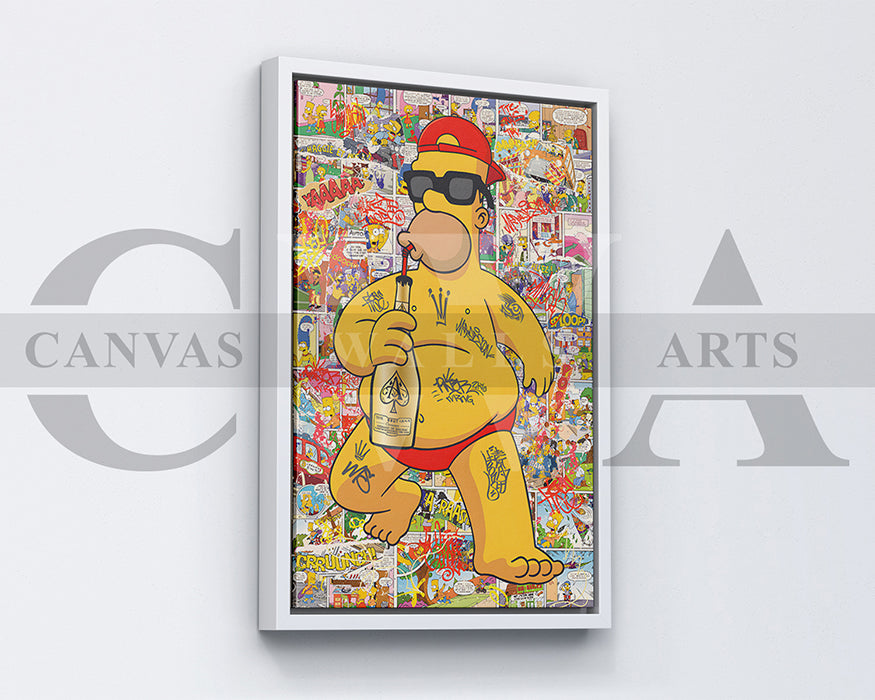 Nothing but Armand de Brignac Canvas Wall Art