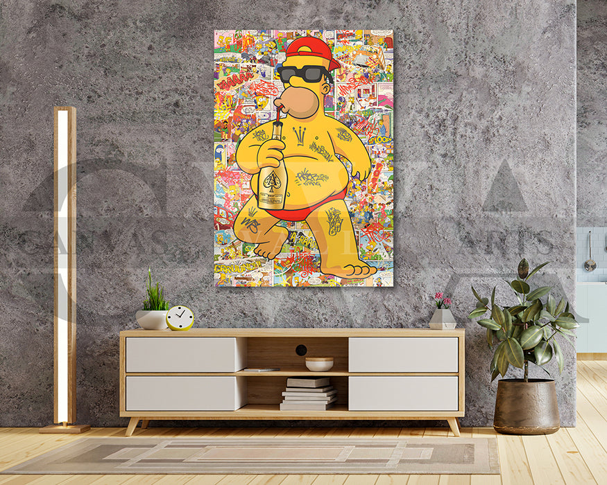Nothing but Armand de Brignac Canvas Wall Art