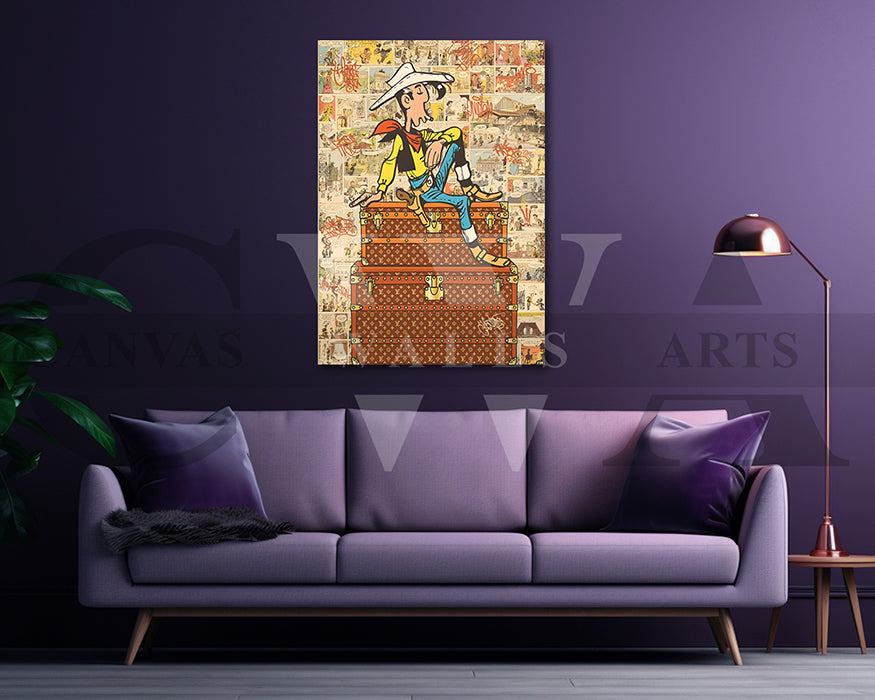 Nothing but Vuitton Canvas Wall Art