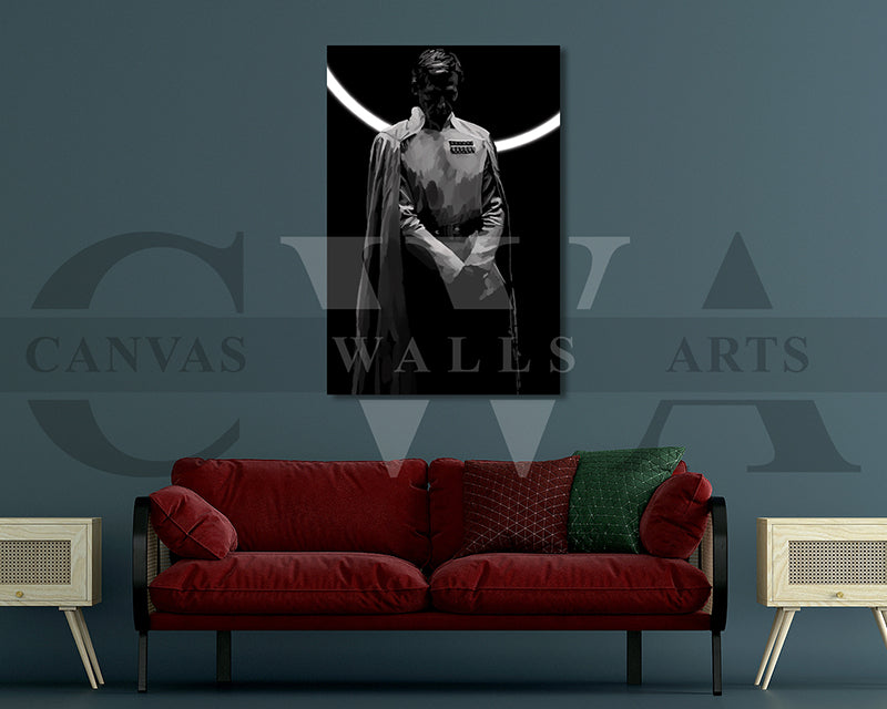 Orson Krennic Canvas Wall Art Abstract Movie Poster
