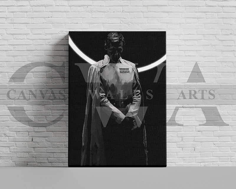 Orson Krennic Canvas Wall Art Abstract Movie Poster