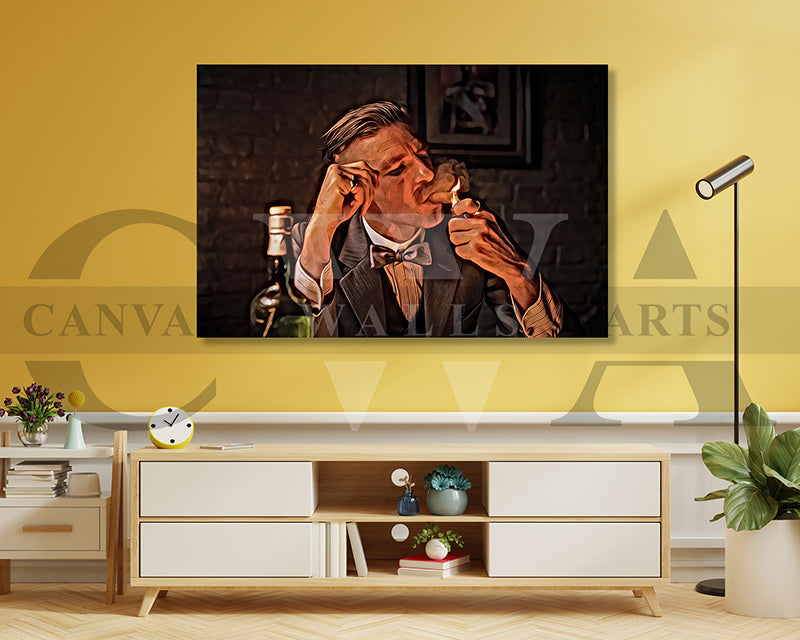 Peaky Blinders Canvas Wall Art Movie Oil Painting Canvas Print
