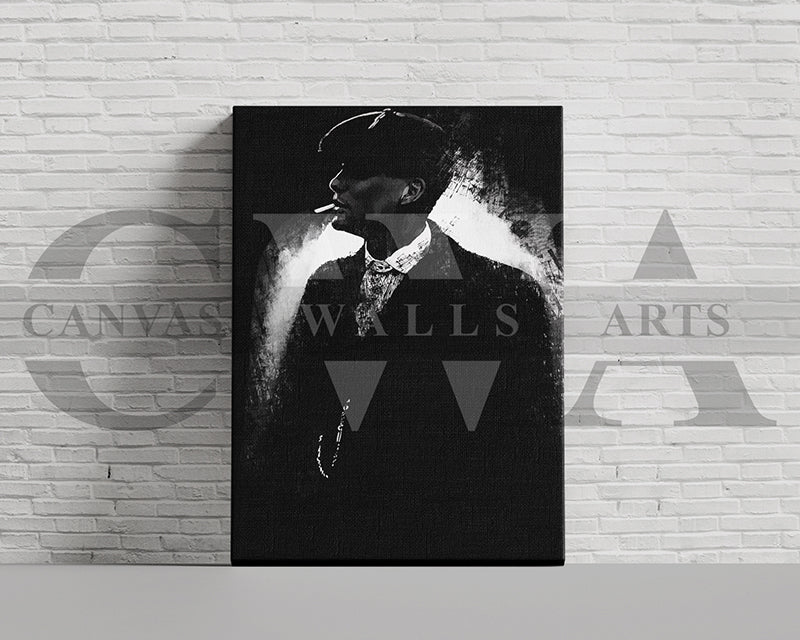 Peaky Blinders Canvas Wall Art Abstract Movie Poster