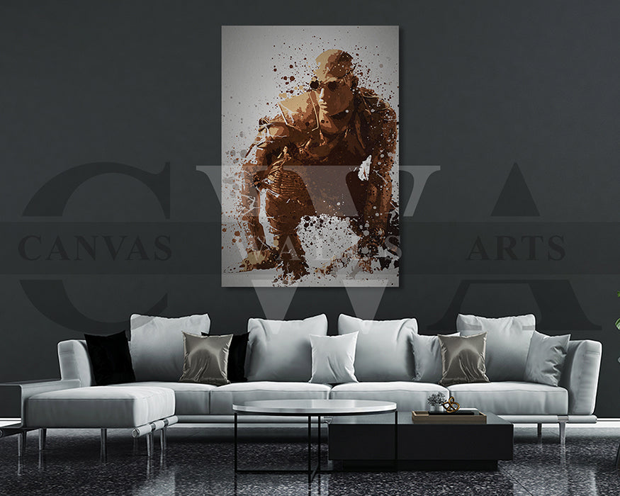 Pitch Black Canvas Wall Art