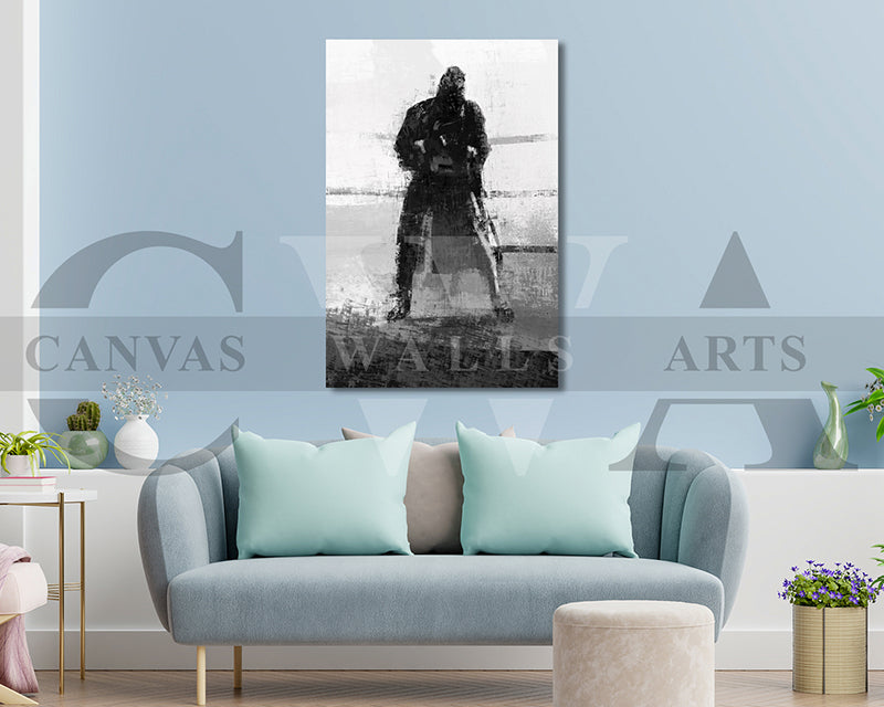 Raging Bull Canvas Wall Art Movie Poster