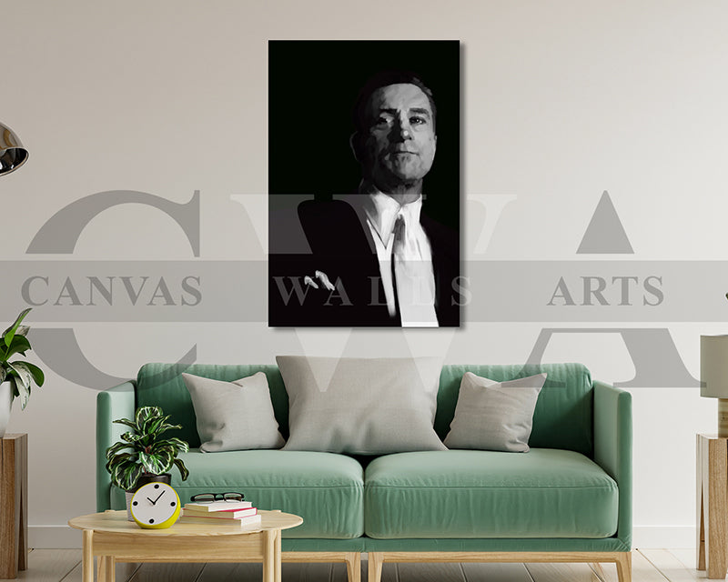 Robert De Niro Canvas Wall Art Abstract Movie Poster