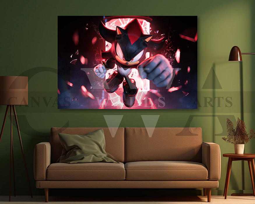 Shadow Awakening Canvas Wall Art