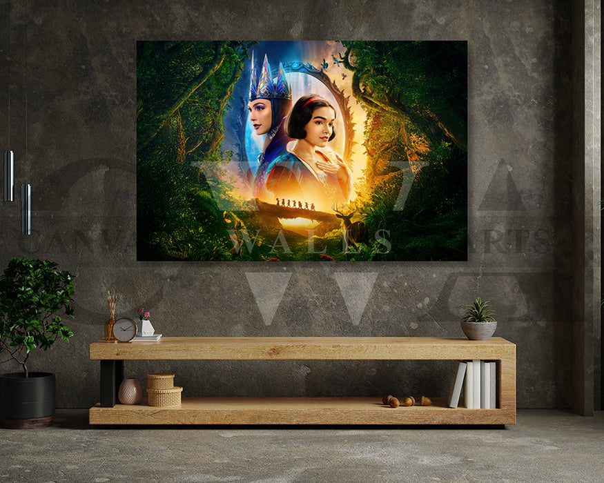 Snow White Canvas Wall Art