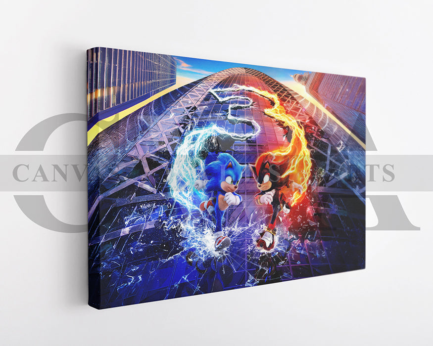 Sonic The Hedgehog Canvas Wall Art