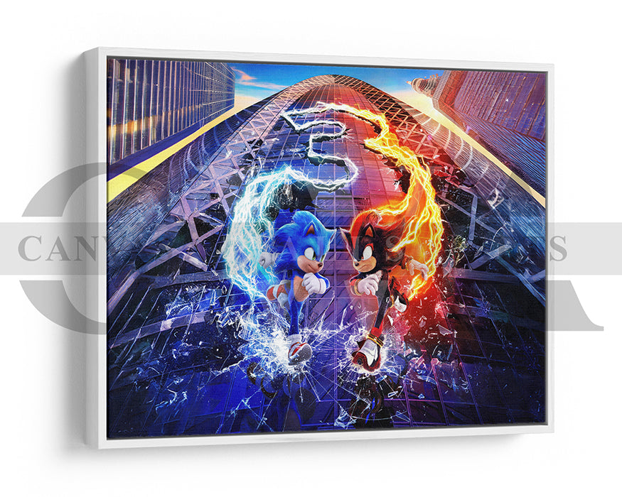 Sonic The Hedgehog Canvas Wall Art