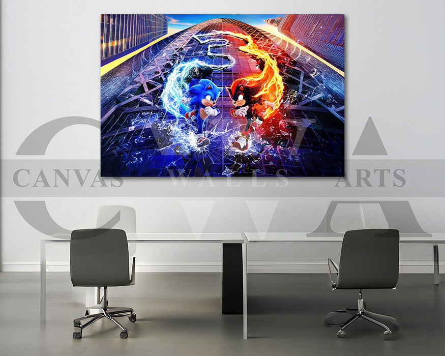 Sonic The Hedgehog Canvas Wall Art