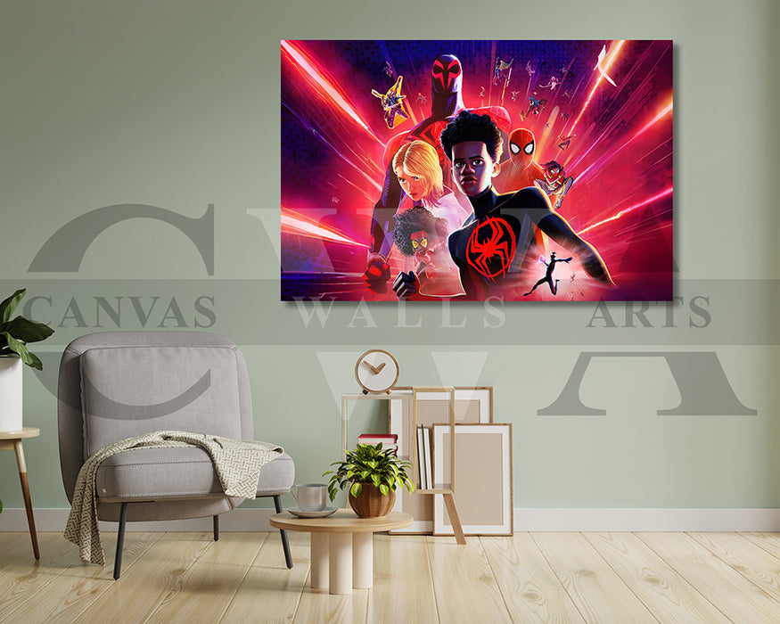 Spider-Man Across The Spiderverse Canvas Print
