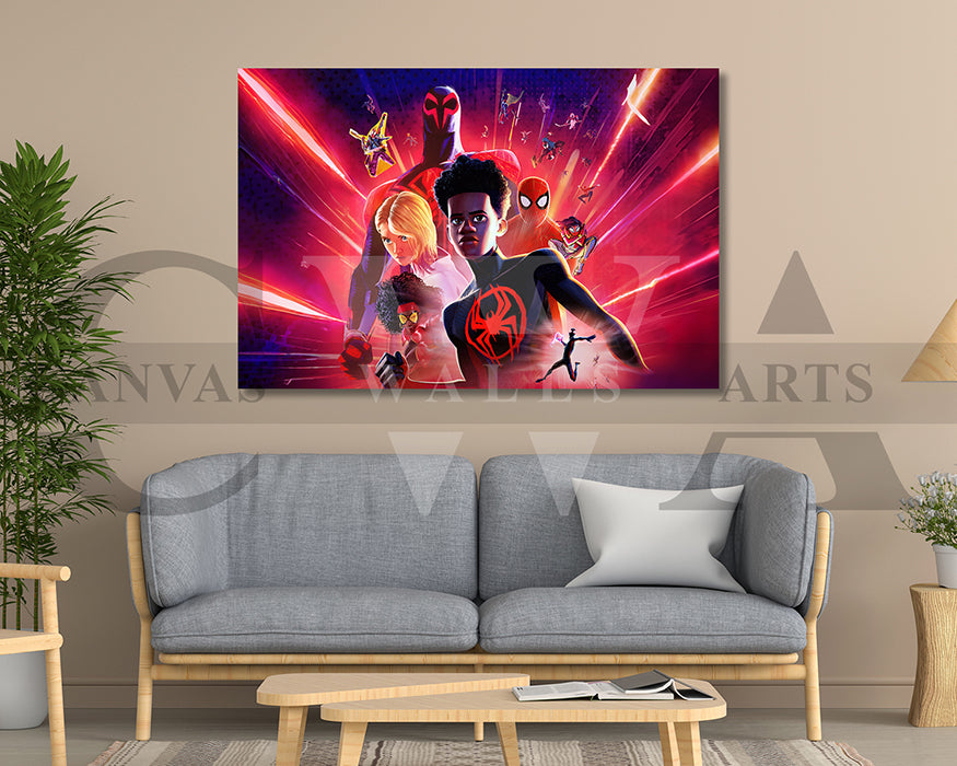 Spider-Man Across The Spiderverse Canvas Print
