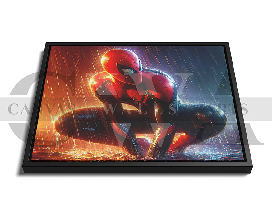Spider-Man The Towering Hero Canvas Wall Art